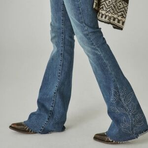 Lucky Brand Stevie High Rise Flare Jeans.